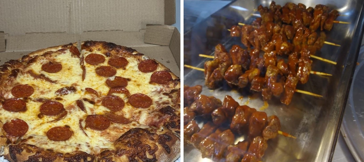 Main Street Pizza and Ribs. Menu
